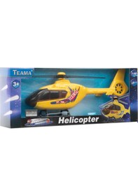 Resim Kutulu Plastik Sarı Helikopter 