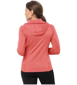 Resim Jack Wolfskın Jack Wolfskin Hydro Grid Fleece Kadın Pembe Outdoor Ceketi 2072 Pembe 