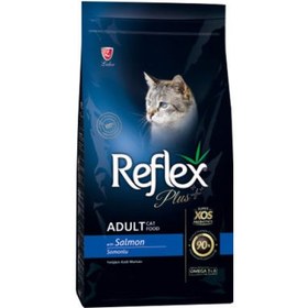 Resim Reflex Plus Somonlu Kedi Maması 15 Kg 
