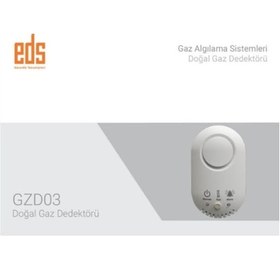 Resim Gzd03 Doğalgaz Ve Lpg Gaz Dedektörü Tak Çalıştır 220v 85 Db Ses Çıkışı 50 M2 Koruma Alanı 