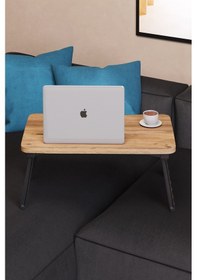 Resim Yigityapidekor Renkli Laptop Sehpası Katlanabilir Yatak Koltuk Üstü Kahvaltı Bil Perla 