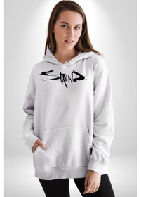 Resim Staind Kadın Erkek Beyaz Kapüşonlu Sweatshirt Hoodie Beyaz 