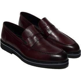 Resim Bestello Bağcıksız Eva Taban Loafer 331-46610 Erkek Ayakkabı Bordo 