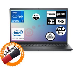 Resim Dell Vostro 3530 i7-1355U 32GB 1TB SSD 15.6'' W11P Laptop + 128 GB Flash Bellek N1601PVNB3530U 029 