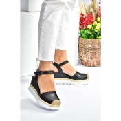 Resim Fox Shoes Siyah Dolgu Topuklu Kadın Ayakkabı M996139209 