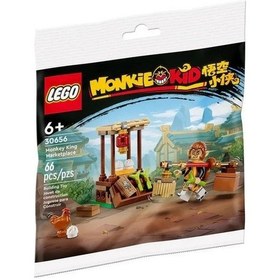 Resim LEGO Monkie Kid 30656 Monkey King Marketplace Pazaryeri Oyuncakları 66 Parça 