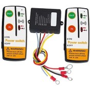 Resim Neevoyu Atv Araçları İçin 12v Elektrikli Vinç Kablosuz Kumanda Ve Alıcı Seti - Uzaktan Kontrol, Güvenlik Ve Konfor 