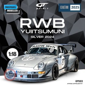 Resim 1:18 2024 Porsche 911 RWB Yuiitsumuni Silver 
