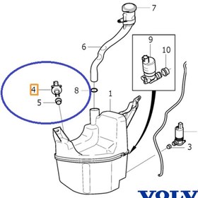 Resim ÖN CAM SU DEPOSU YÜKSEK BASINÇLI S60/V60 2011- 
