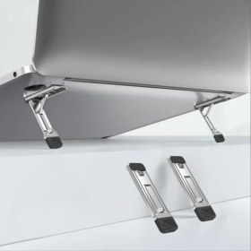 Resim Storemax Cep Telefonu ve Dizüstü Bilgisayar Standı | Katlanabilir Ince Metal Braket | Taşınabilir, Ergonomik Laptop ve Telefon Standı | Masaüstü Çok Amaçlı Destek 1 Adet Ayak 