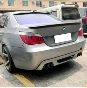 Resim Çmk Bmw 5 Serisi E60 2005-2010 Bagaj Spoiler - Piano Black (Parla 