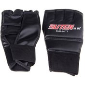 Resim Fortunelane Kırmızı Yarı Parmak Boks Eldiveni - Uzun Kolluk, Pu Deri, Muay Thai Eld. Kırmızı 