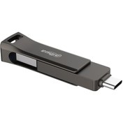 Resim Dahua 128gb Otg Usb3.2 Metal Usb Bellek P629 Titan Gri 