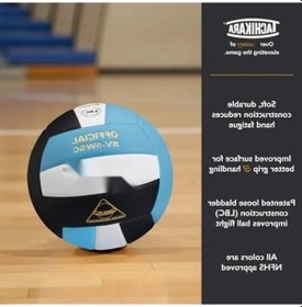 Resim Resmi Voleybol Topu - Sensi Tec Yapı İle Yüksek Performans Açık Mavi 