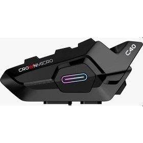 Resim Crown Micro C40 Bluetooth Intercom Kulaklık Seti 