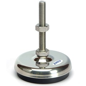 Resim IA122010 Paslanmaz Makine Ayağı Çap:120 M20x100mm Civatalı 