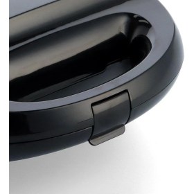 Resim Özbience Siyah 750W Tost Waffle Panini Makinesi, Pratik ve Şık Tasarım 