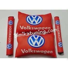 Resim Volkswagen Vw Araç Boyun Yastık Ve Kemer Konfor 2 Li Set (301284997) 