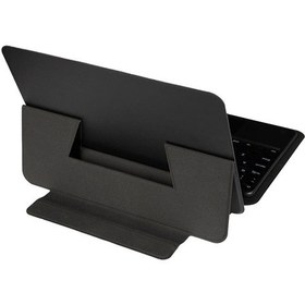 Resim Apple Uyumlu iPad Air 11 2025 M3 Zore Border Keyboard Bluetooh Bağlantılı Standlı Klavyeli Tablet Kılıfı Kapaklı Kılıf 