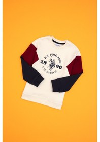 Resim U.s. Polo Assn. Erkek Çocuk Sweatshirt 50316626-vr256 İnci 