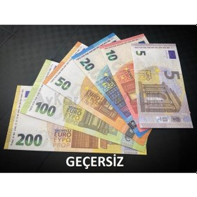 Resim 600 Adet Karışık Euro 5-10-20-50-100 ve 200 Euro Geçersiz Paralar 