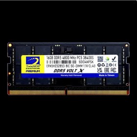 Resim Twinmos Tmd516gb4800s40, 16gb, Ddr5, 4800mhz, Cl40, 1.1v Notebook Ram 