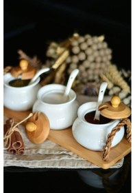 Resim Bambum B2679 Desta - 3'lü Baharat Takımı (Baharatlık) 