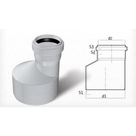 Resim Fırat Boru 110/75 Pvc Redüksiyon (2 Adet) 