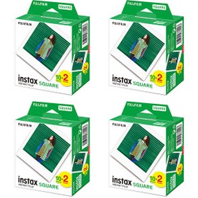 Resim Fujifilm Instax Kare-Square 20'li Film 4'lü Set 80 Poz 