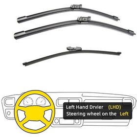 Resim 3 Adet Vw Passat B8 Estate 2015-2020 26 "18" 14" Ön Arka Silecek Lastikleri Ön Cam Ön Cam Pence Aks. Oto Dış Aksesuar Dğ. 56789344 