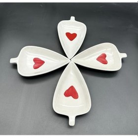 Resim 4 Adet Kalpli Yaprak Çerezlik Sosluk Reçellik 