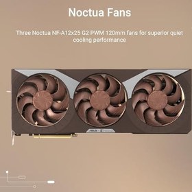 Resim ASUS GeForce RTX 5080 16GB GDDR7 Noctua OC Edition oyun grafik kartı (Nvidia RTX5080, NVIDIA Blackwell, DLSS 4, PCIe 5.0, 2X HDMI 2.1b, 3X DisplayPort 2.1b, RTX5080-O16G-NOCTUA) 