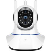 Resim Romane Wifi Ip Kamera 1080P Hd Kapalı Kablosuz Kamera Gece Görüş 2.0mp Ağ Kamerası Iki Yönlü Ses Güvenlik Gözetleme 3 Antenli Kablosuz Bebek Monitörü 