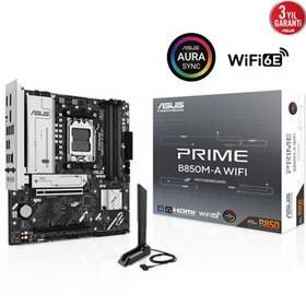 Resim Asus Prime B850M-A Wi-Fi AMD AM5 4xDDR5 Micro ATX Anakart 