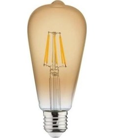 Resim Horoz Rustic Vintage-6 Led Ampul Sarı Işık E27 6w 