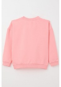 Resim Breeze Kız Çocuk Sweatshirt Güpürlü 1.5-5 Yaş, Pembe Pembe 
