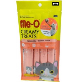 Resim Me-O Creamy Treats Somonlu Kedi Ödülü 4 x 15 G 