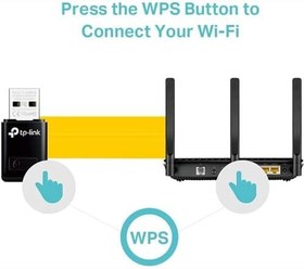 Resim TP-Link TL-WN823N 300Mbps Wi-Fi Mini USB Adaptör 