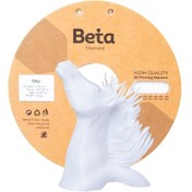 Resim Beta Filament Beta TPU 95A Filament White 