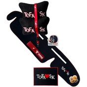 Resim Tofaş Uyumlu Yüksek Göğüs Torpido Kaplama Halısı & Koruma Örtüsü / Tofaş Uyumlu Araç Seyahat Boyun Yastık 