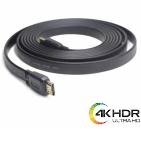 Resim 1.8M Flat Hdmi Kablo 4K Full Hd 3D Destekli Hdmi Kablo 3840 x 2160 