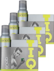 Resim Snob Erkek Parfüm IQ Edt 100 ml + Perfumed Deodorant 150ml 3 Set 