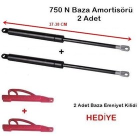 Resim Evdeniste Baza Amortisörü Gasan Marka 750N ,2 Adet Baza Pistonu 