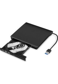 Resim Wozlo Harici USB 3.0 Optik Sürücü DVD Rw Writer Yazıcı - Siyah 