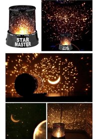 Resim Yıldız Yansıtan Star Master Gece Lambası Çok Renkli 