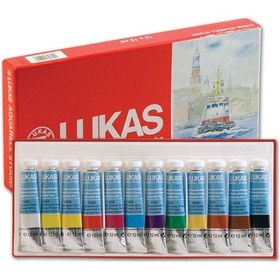Resim Lukas Aquarell Studio Tüp Sulu Boya Seti 12 Renk x 12 Ml. 