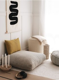 Resim Evodeko Dokuma Gri Minder 