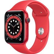 Resim Apple Watch Series 6 GPS 40mm PRODUCT(RED) Alüminyum Kasa ve PRODUCT(RED) Spor Kordon Akıllı Saat 