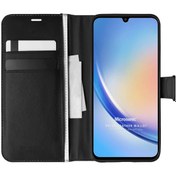 Resim Microsonic Samsung Galaxy A34 Kılıf Delux Leather Wallet 