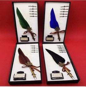 Resim Tüylü Divit Kalem Seti 01 